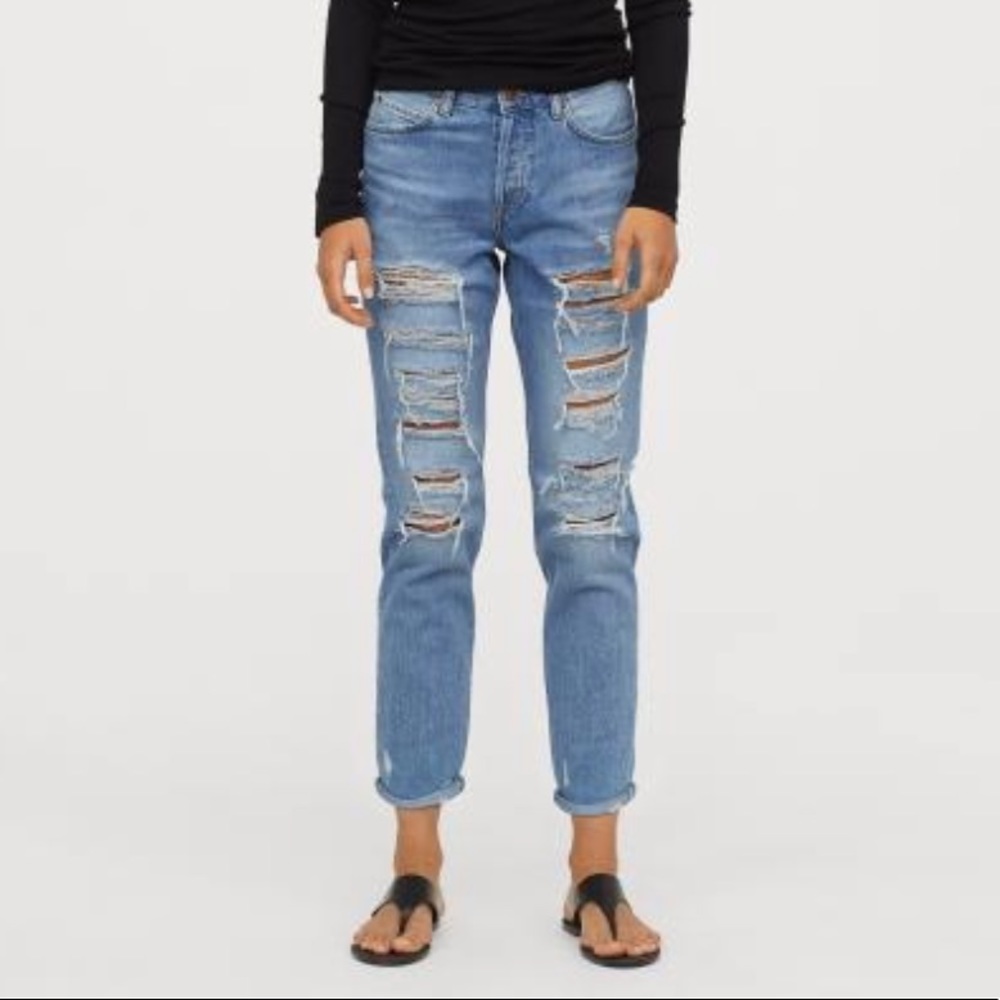 H&M Boyfriend Low Jeans